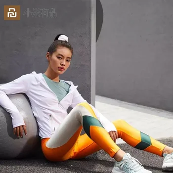 Macaron Youpin Sneakers Kvinder Sport Sko Åndbar Med Reflekterende Snørebånd Kvindelige Elastisk Sko til Fitness, Cykling 40 Yard
