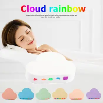 Naturlig Hudpleje Cloud Form Rainbow Badekar Boble Eksfolierende Fugtgivende Badekar Bolden Bomber Hudpleje Romantisk Bad Salt