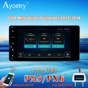 PX6 Bil Radio 2 din Android 10 Multimedia DVD-afspiller autoradio Til Mitsubishi outlander lancer asx 2012 - stereo-Navigation GPS