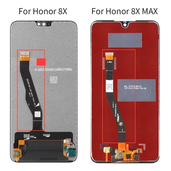 For HUAWEI Honor 8X LCD-Touch Til Ære Udsigt 10 Lite Glas Panel Sensor Til Huawei Honor 8X MAX Display Frame Skærm JSN L22