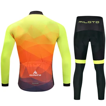 2020 miloto langærmet trøje sæt bib pants cykling tøj, cykel tøj MTB cykel trøje korte ærmer mænd tøj