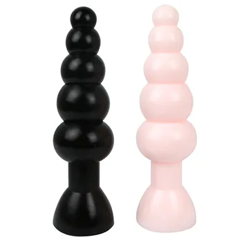 Blød anal perler dildo butt plugs g spot anal dilator stimulator sexlegetøj til kvinde gay mænd anal buttplug bolde røv stik