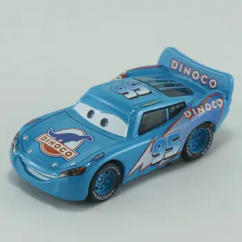 Disney Pixar Biler No. 95 Dinoco McQueen 1:55 Skala Trykstøbt Metal Legering Modle Søde Legetøj Bil For Børn Gaver Brinquedos