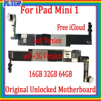 A1432 wifiVersion A1454 eller A1455 Originale låse icloud til Ipad MINI 1 Bundkort til Ipad MINI 1 Logic boards med IOS System