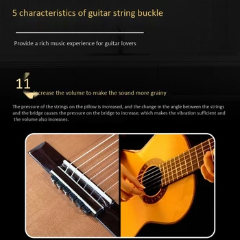 Guitar Streng Triple-kantet Akkord Binde Det Kan Faktisk Forbedre Musikalsk Tone til Akustisk Guitar Tilbehør