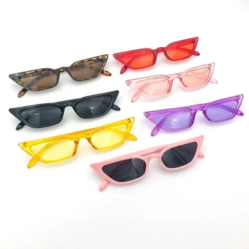 Cat Eye Solbriller Mode Kvinder Vintage Lille Ramme Firkantet Sort Pink Linser Mænd Luksuriøse Designer-American Style Kørsel Briller
