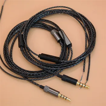 1,3 M HIFI Hovedtelefon Kabel-Reparation 3,5 mm Jack Hovedtelefon Hovedtelefoner Audio-Kabel 18 Core kobbertråd Reparation Udskiftning af Ledning Ledning Kabel