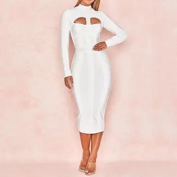 JS454J-2019 Mode temperament sexet fest kjole, fest kjole