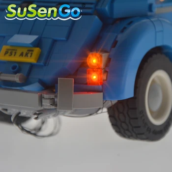 SuSenGo Led Lys Kit Til 10252 Beetle Legetøj Belysning, der er Kompatibelt Med 21003 INGEN byggesten Model