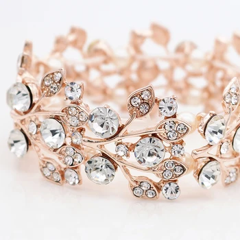 QYY Mode Krystal Armbånd til Kvinder Mode Bryllup Kvinder Smykker Tilbehør Part Brudepige Gave Smykker