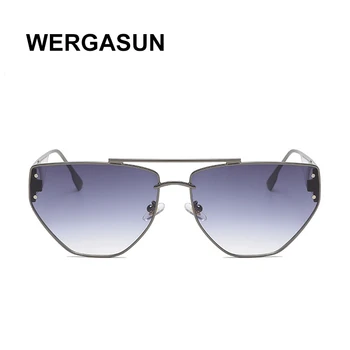 WERGASUN Nye Solbriller Kvinder Retro Metal solbriller Mænd Brand Designer Briller oculos de sol UV400