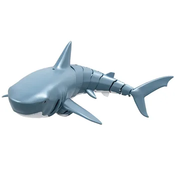 2,4 G RC-Fjernbetjening Legetøj Simulering Haj Model Vandtæt Legetøj For Børn, Voksne Sjove Swimmingpool Badeværelse
