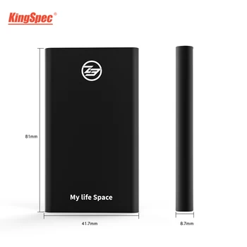 KingSpec Bærbar Ekstern SSD harddisk SSD 120GB SSD 240GB 500GB metal SSD harddisk 1TB hdd til bærbar computer med Type C USB-3.1