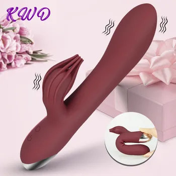 Kraftfuld Rabbit Vibrator til Kvinder Klitoris Stimulation Chargable Penis Dildo Vibrator Sex Toy Tæve for Par Voksne Produkt