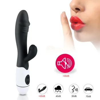 USB-G-Spot Vibrator Sex Legetøj til Kvinde Dildo Vibrator Kanin Vaginal-Klitoris massager Realistisk Penis Oral Sex Erotisk Legetøj