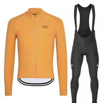 Professionel Langærmet Trøje Sæt Mountainbike Beklædning Dress Maillot Ropa Ciclismo Racing Cykling Tøj Pns