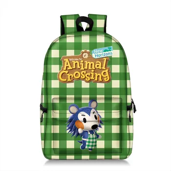 Japan Animationsfilm Søde Nye Stil Animal Crossing Trykt Studerende Taske Dacron Rygsæk Studerende Gave Skole Sæson Xmas Gaver