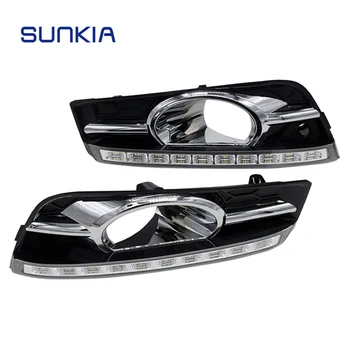 SUNKIA High Power LED Kørelys KØRELYS For Chevrolet Cruze Høj-profil DRL Tåge Lygte med blinklyset i svagt Lys