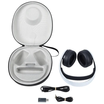 Hårdt EVA Udendørs Rejse Sag Håndtere Opbevaring Tasken Bærer Max for PS5 Puls 3D Headset Tilbehør
