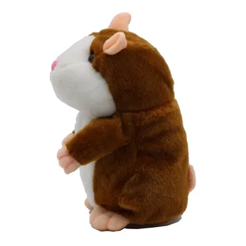1STK 16cm Taler Hamster-Mus Pet Plys Legetøj Søde at Tale lydoptagelse Gentag Pædagogiske Udstoppet Dukke Børn Halloween Gaver