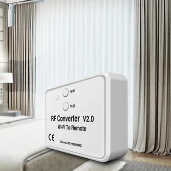Universal WiFi Skifte Fjernbetjeningen 433MHz WiFi til RF-Converter Multi Frequency Rullende Kode Fjernbetjeningen til garagesystemet