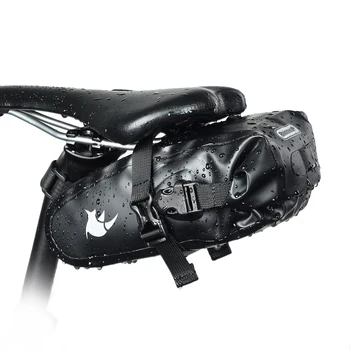 Rhinowalk Vandtæt Cykel Sadel Taske 1,5 L Mountain Road Bike Bag Sædet Posen Cykel Slange Reparation Værktøjer Opbevaringspose