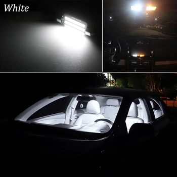 14Pcs Ingen Fejl Hvid Canbus For Toyota Prius 50 ZVW50 ZVW51 ZVW55 Bil LED Interiør Lys + Nummerplade Lampe Kit (2016-2020)