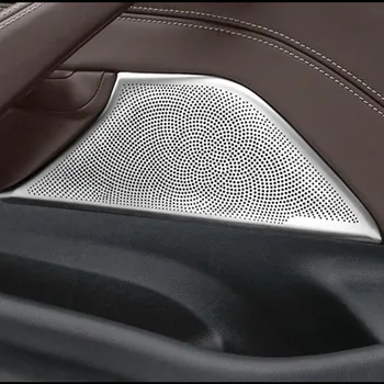 Bil Styling Døren Stereo Audio Højttaler Ramme Dække Trim Til BMW 5-Serie G30 G38 2018 Højttaler Dekoration Indvendigt Tilbehør