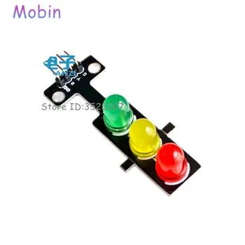 50stk/masse Mini-5V Trafik-Lys LED-Display Modul Rød Gul Grøn 5mm LED for Trafik Light System Model Gratis fragt