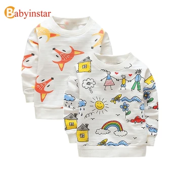 Babyinstar Nye Efteråret Børn Klæde Baby Drenge Hættetrøjer & Sweatshirts Baby Pige Tøj Toppe lille Barn Tøj