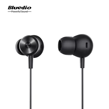 Original Bluedio Li Pro Kablede Hovedtelefoner 7.1 Virtuelle lydkort HIFI-Stereo-Headset Med Mikrofon Magnetiske Øretelefoner