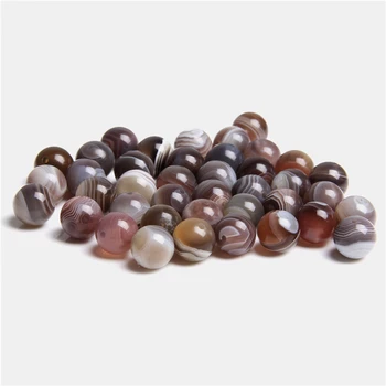 Naturlige og Botswana agater sten perler 6mm 8mm 10mm agater spacer løs håndlavet perler til smykkefremstilling af armbånd engros