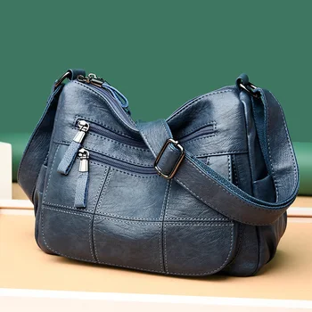 Høj Kvalitet Læder-Luksus Håndtasker, Kvinder Tasker Designer Skulder Crossbody Tasker til Kvinder 2020 Bolsa Feminina Sac A Main