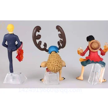 ET STYKKE Straw Hat Pirates Roronoa Zoro Usopp FRANKY Monkey D. Ruffy Sanji PVC Handling Collectible Model Statue Toy G720