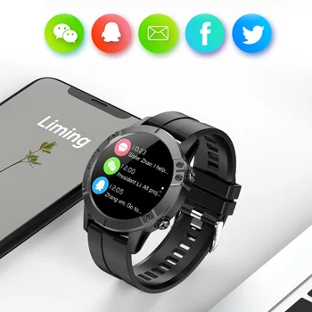 LIGE Ny IP67 Vandtæt Smart Ur Mænd Sport Fitness Tracker pulsmåler Android IOS Fuld Touch Screen Mænd Smartwatch