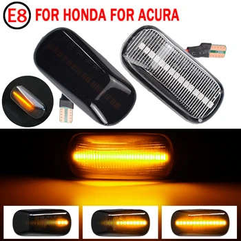 2stk Led Dynamic sidemarkeringslygter blinklys Lys For Acura Integra Type-R DC2 RSX DM5 NSX NA1 NA2 Repeater Signal Lys For Honda