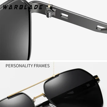 WarBLade Luksus Brand Designer Solbriller, Polariserede Mænd Classic Retro Uv400 Farve Polaroid Linser Stråler Kørsel Kvinder Sol Briller
