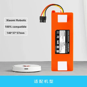 NYE 9800mAh 14,4 V 6.5 Ah li-ion Batteri Støvsuger tilbehør til xiaomi mi robot Robotteknologi renere roborock S50 S51 T4