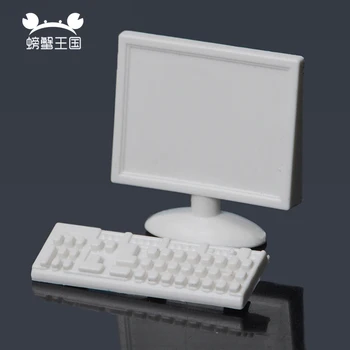 10stk/masse 1:20 1:25 1:30 skala model af computer med tastatur DIY bygning sand tabel materiale scene, dekoration