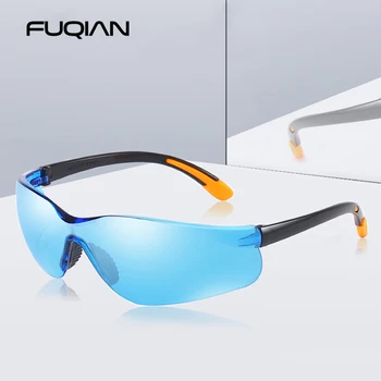FUQIAN 2021 Nye Mode, Sport Solbriller Mænd Kvinder Stilfulde Kører Fiskeri, Vandring Sol Briller Vintage Beskyttelsesbriller UV400