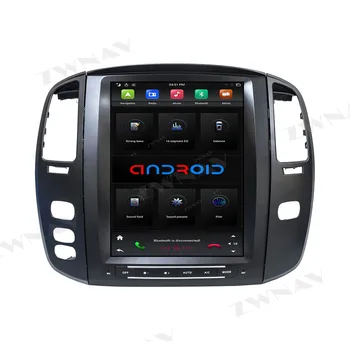 Tesla Stil Android 9.0 skærmen Car Multimedia Afspiller Til LX470 2002 2003 2004 2005 2006 2007 GPS Audio Radio stereo BT head unit