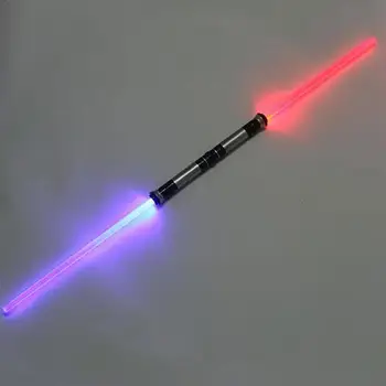 Lyssværd Lysende Toy Sværd Sværd af Syv-farve Sværd Simulering Legetøj Lyssværd For Børn Lyd Teleskopisk J0O4