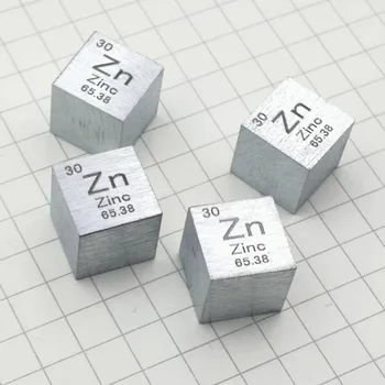 10mm Ren Tæthed 99.9% Element Cube Metal Samlinger Sn Cr Bi Cu Ni Nb W Zn AI Fe Sn Co Ta I Ag Hånd Lavet Diy Pædagogiske