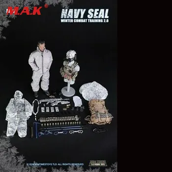 Komplet sæt 1/6 Skala Mini Gange Legetøj M018 Navy Seal Vinter Bekæmpe Uddannelse 2.0 Mandlige action Figur til samlingen