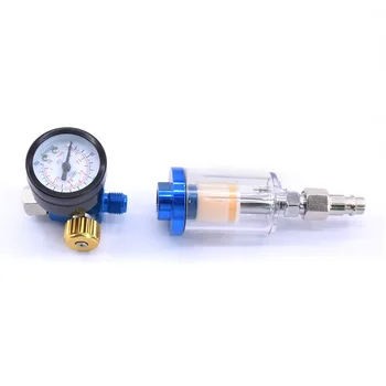 Spray Pneumatisk Pistol Luft Regulator Måle In-line olie-Vand Fælde Filter Separator 1/4 Tommer EU/JP Type Quick Connector