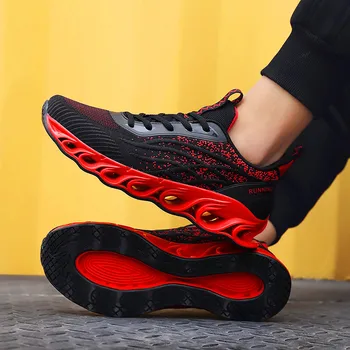 Mænds dæmpning anti-skid sneakers let åndbar vulkaniseret sko Zapatillas mænds lace-up afslappet sko Shoes Hombre