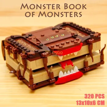 319pcs Monster Bog Blokke kompatibel 30628 70074 Potter-Serien Magi Skole Rubeus Hagrid byggesten Legetøj til Drengen Gaver