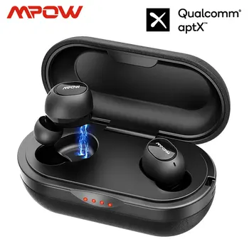 Mpow ipx7 T5/M5 TWS Hovedtelefoner Trådløse Bluetooth Øretelefoner 5.0 Headset Støtte Aptx 42h Spilletid Til iPhone XS Xiaomi Huawei