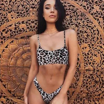 Kvinder Varm Erotisk Sexet Leopard Snake Skin Undertøj Kvinder Push-Up Bh+G-Streng Trusser Bh-Sæt Babydoll Undertøj, Nattøj
