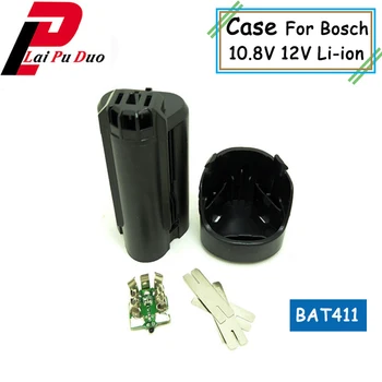BAT411 For Bosch 10,8 V 12V Batteri Plast (uden batteri celle ) PCB Kredsløb BAT411 Shell Max Li-ion Batteri Sag